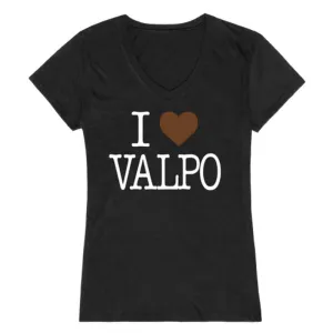 I Love Valparaiso University Crusaders Womens T-Shirt