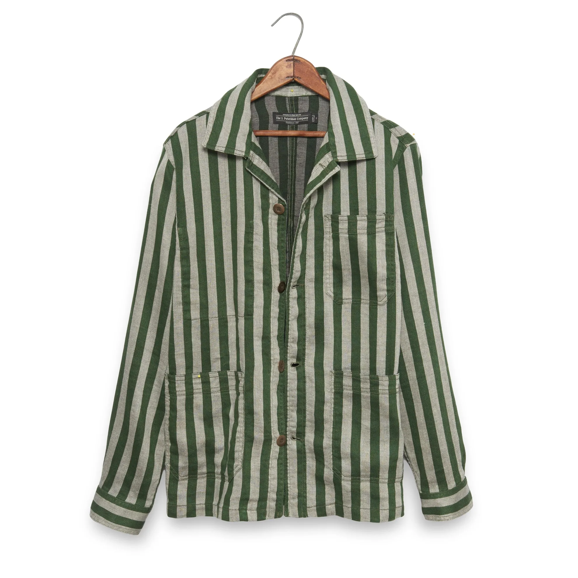 Italian Linen Stripe Regatta Jacket