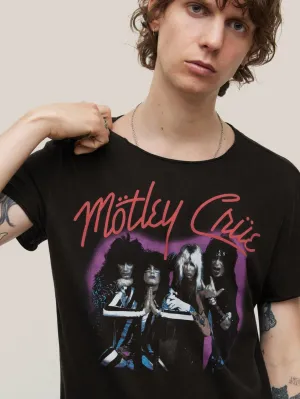 John Varvatos MOTLEY CRUE PURPLE Tee - Black