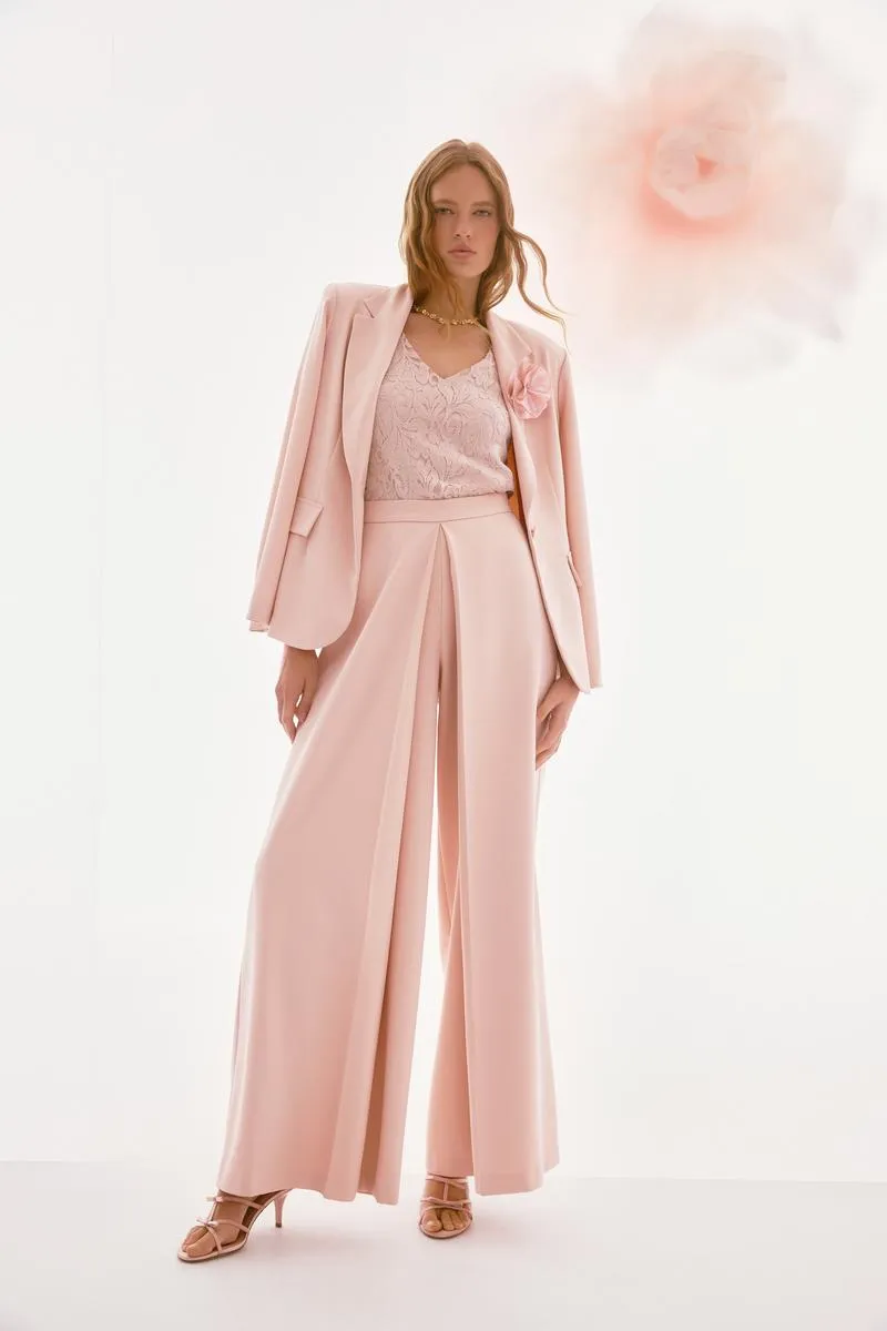 Joseph Ribkoff Crepe Wide Leg Pants