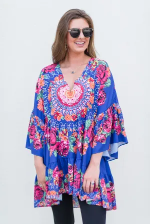 Just Trust It Dress, Cobalt