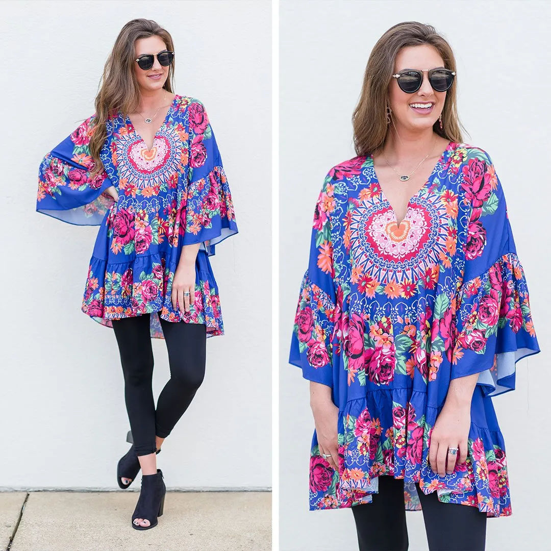 Just Trust It Dress, Cobalt