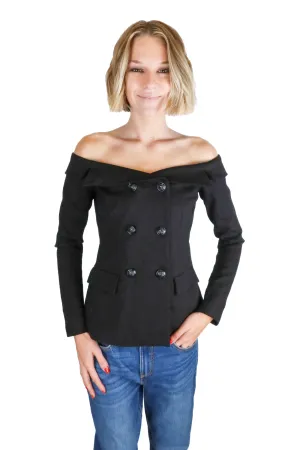 l'agence black elbow sleeve blazer NWT (2; retail $585)