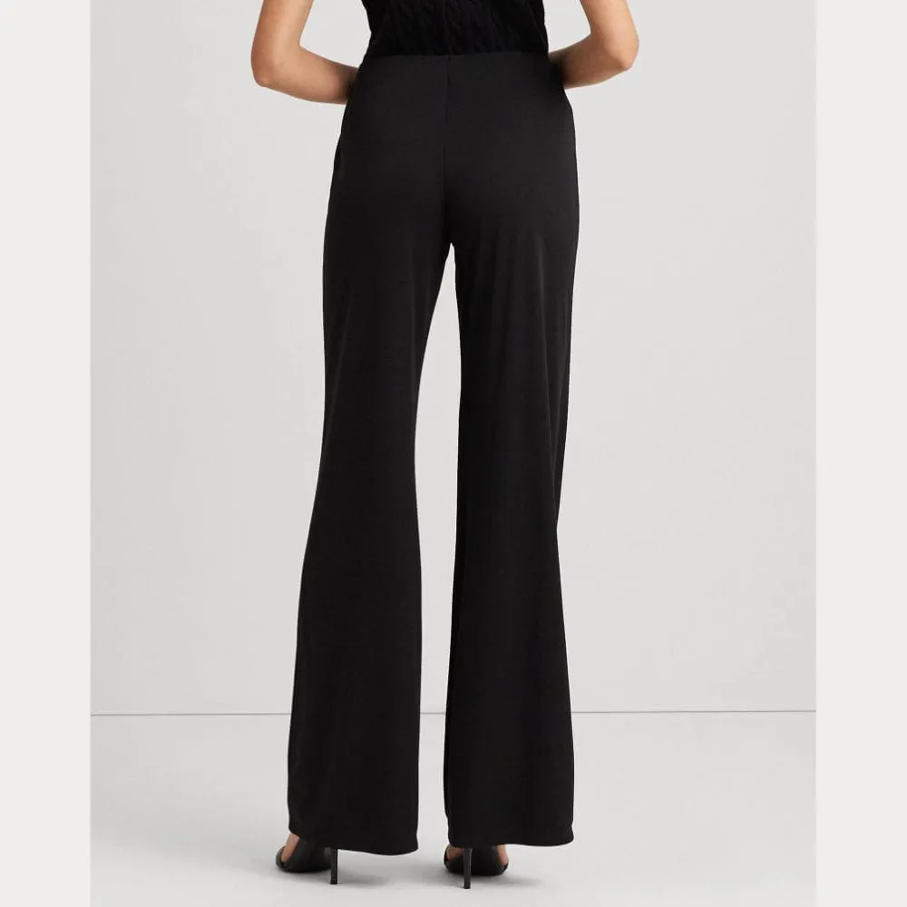 Lauren ralph Lauren Corydon Stretch Jersey Wide-Leg Trouser In Navy