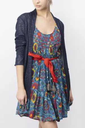 Linen Blend Knit Jacket