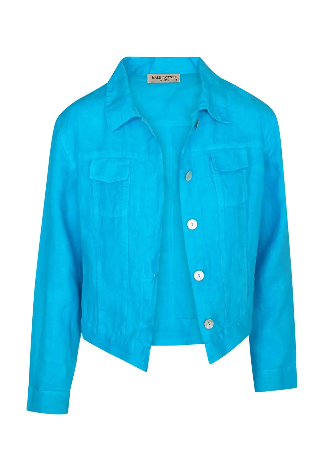 Long Sleeved Linen Jacket