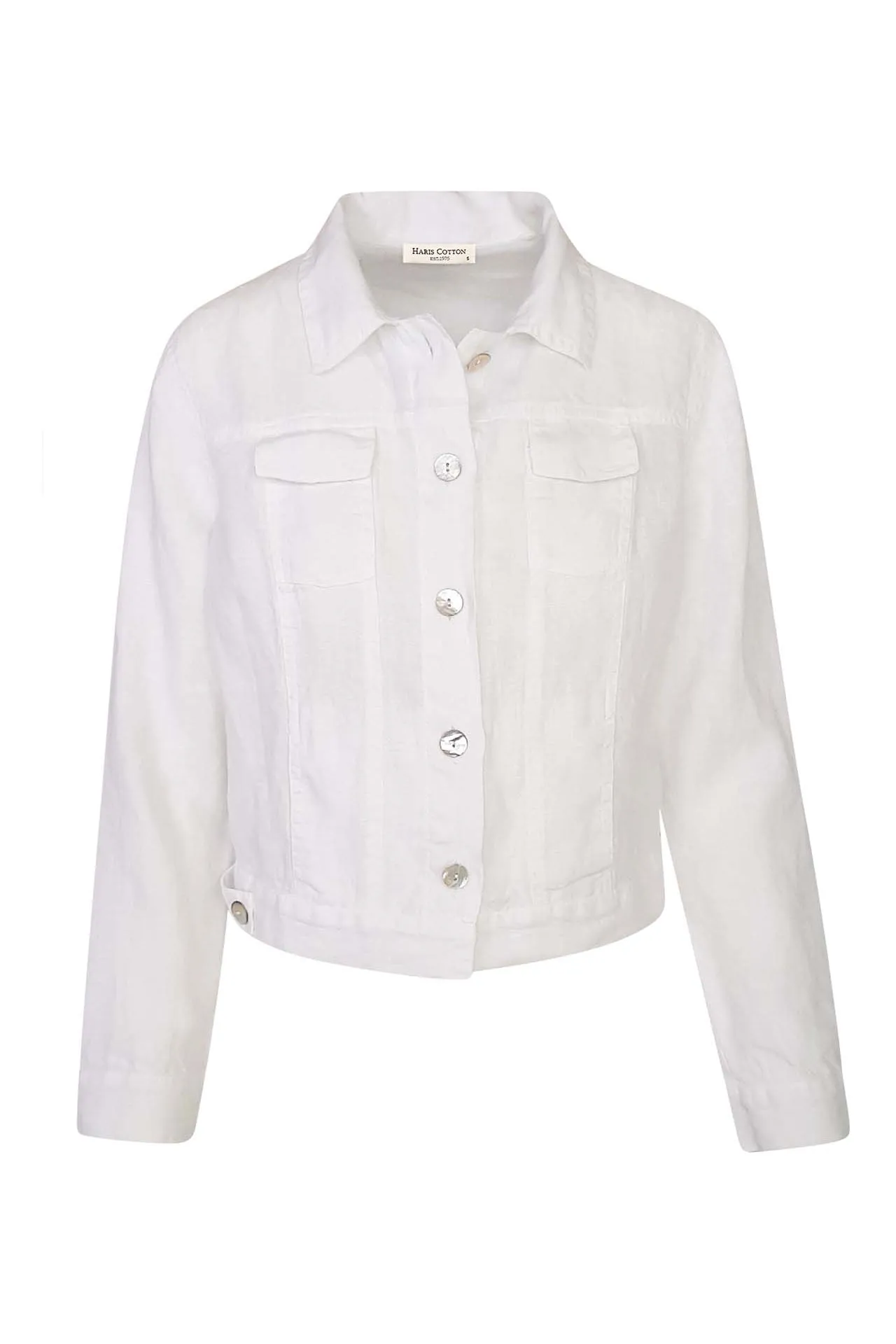 Long Sleeved Linen Jacket