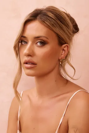 Luna Fold Earrings - Gold
