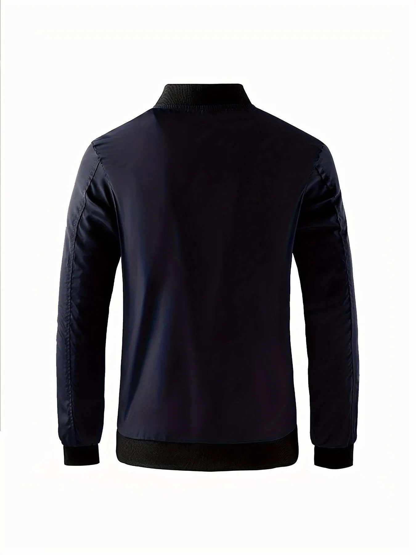Men's Lightweight Zip Up Baseball Collar Sports Jacket | Zip Up Coat