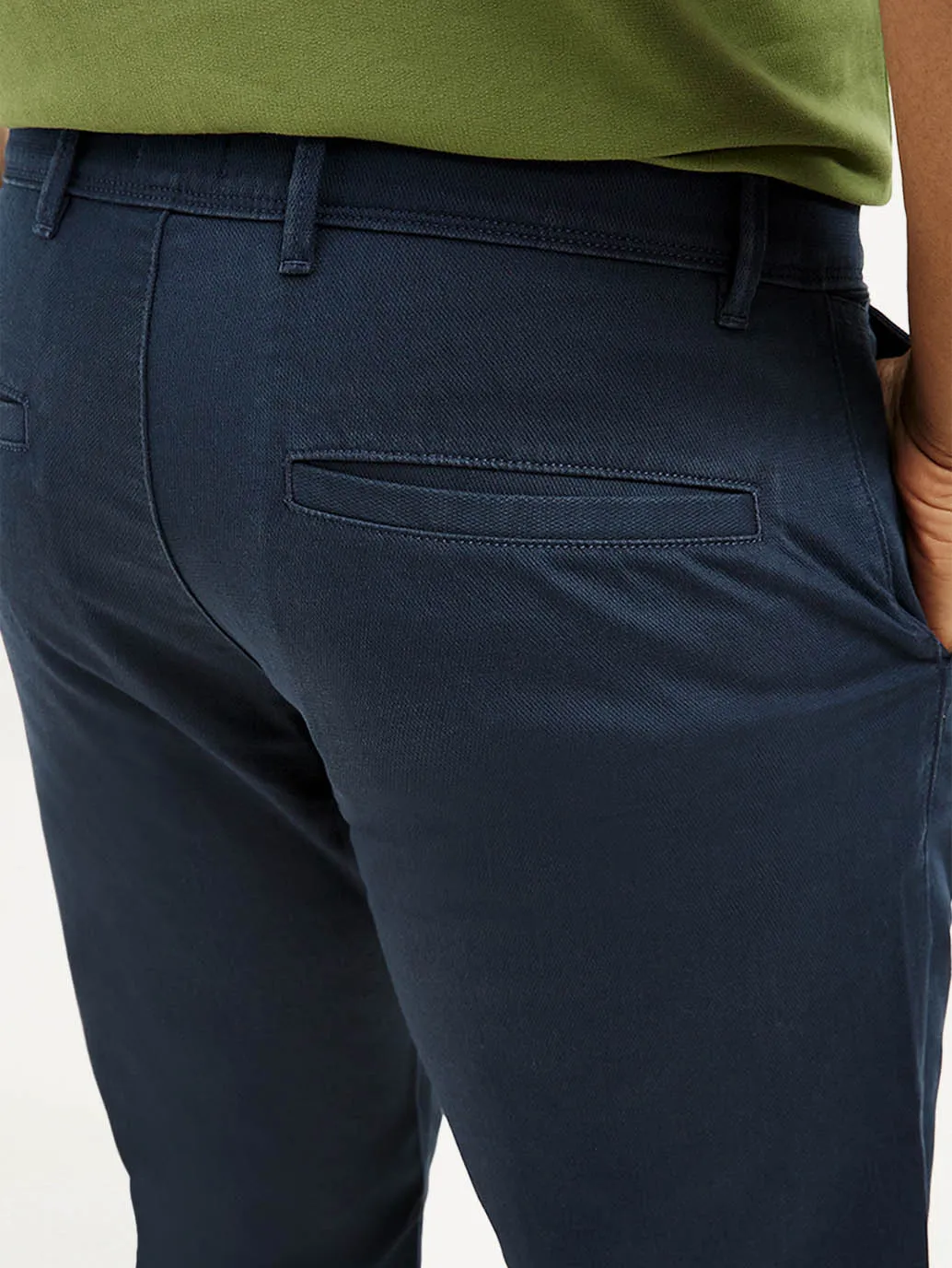 Men's Navy Loose Fit Trousers