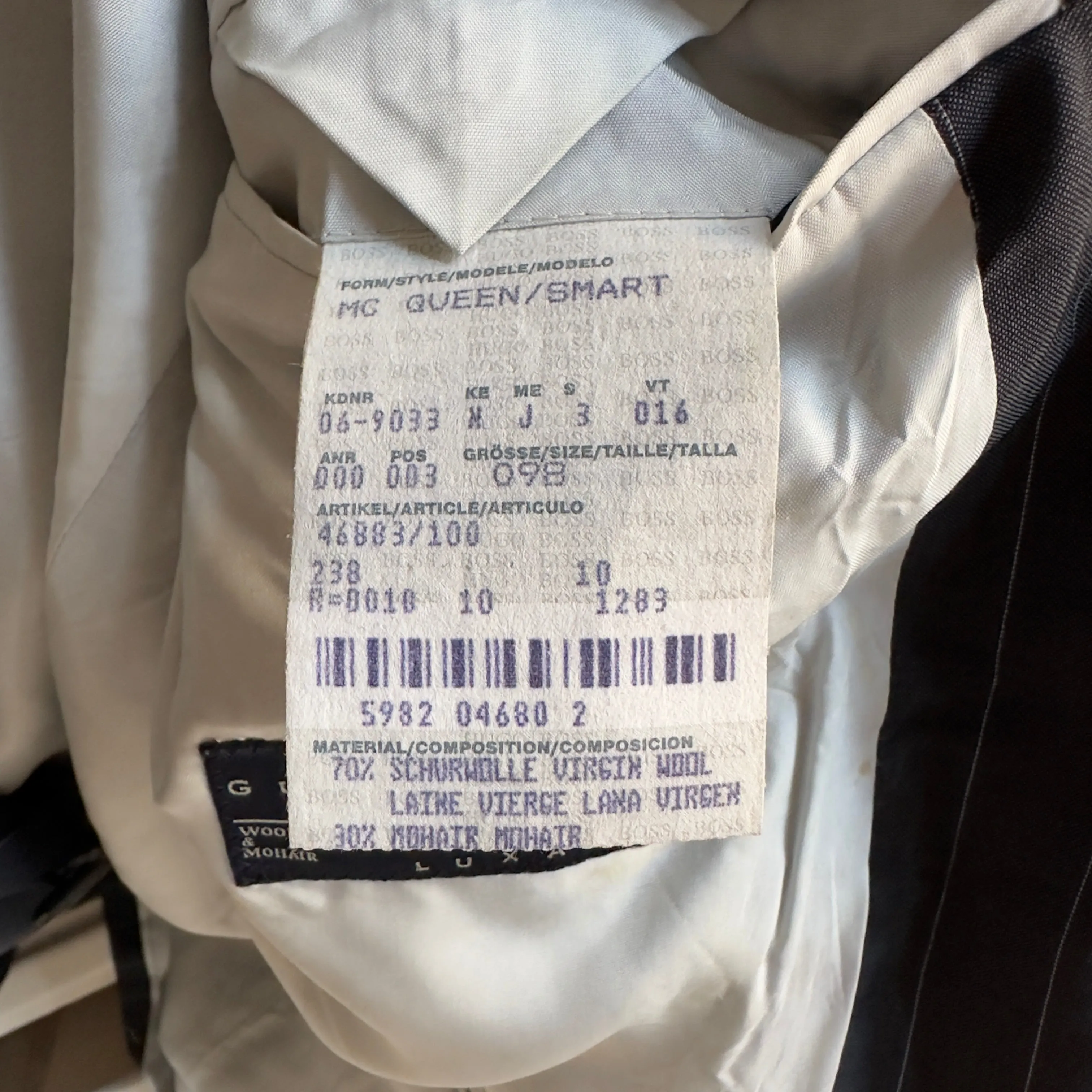 Mens Pinstripe Blazer