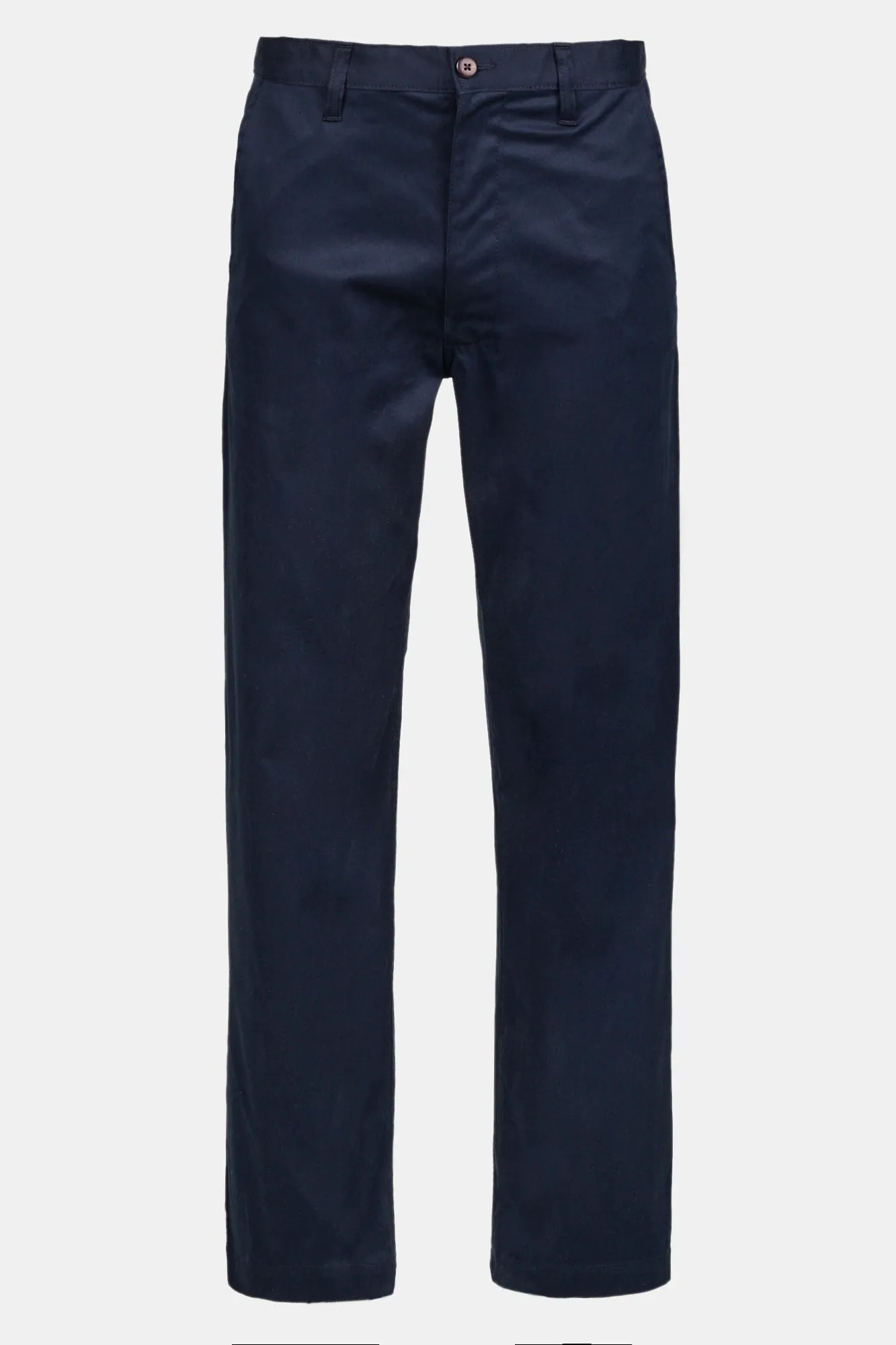 Men's Slim Lightweight Stretch Cotton Twill Chinos - Navy