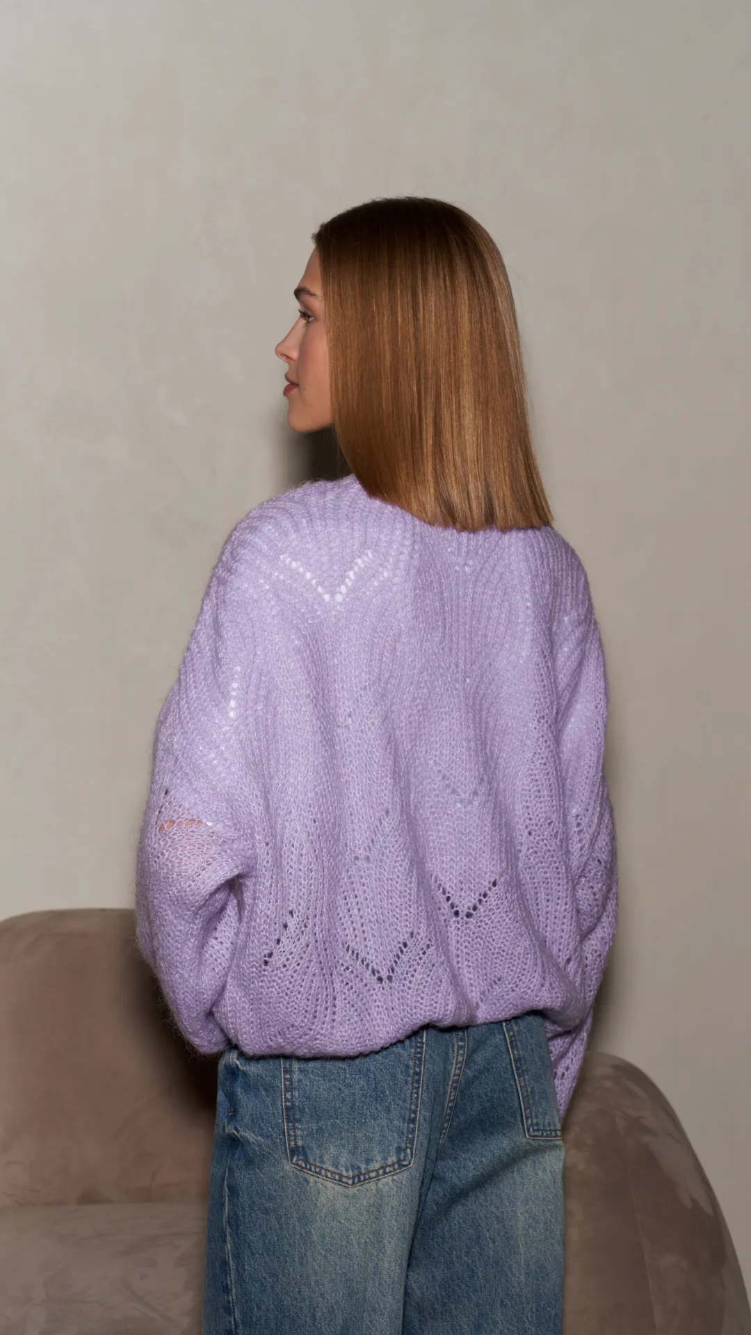 MILEY CARDIGAN - LILAC