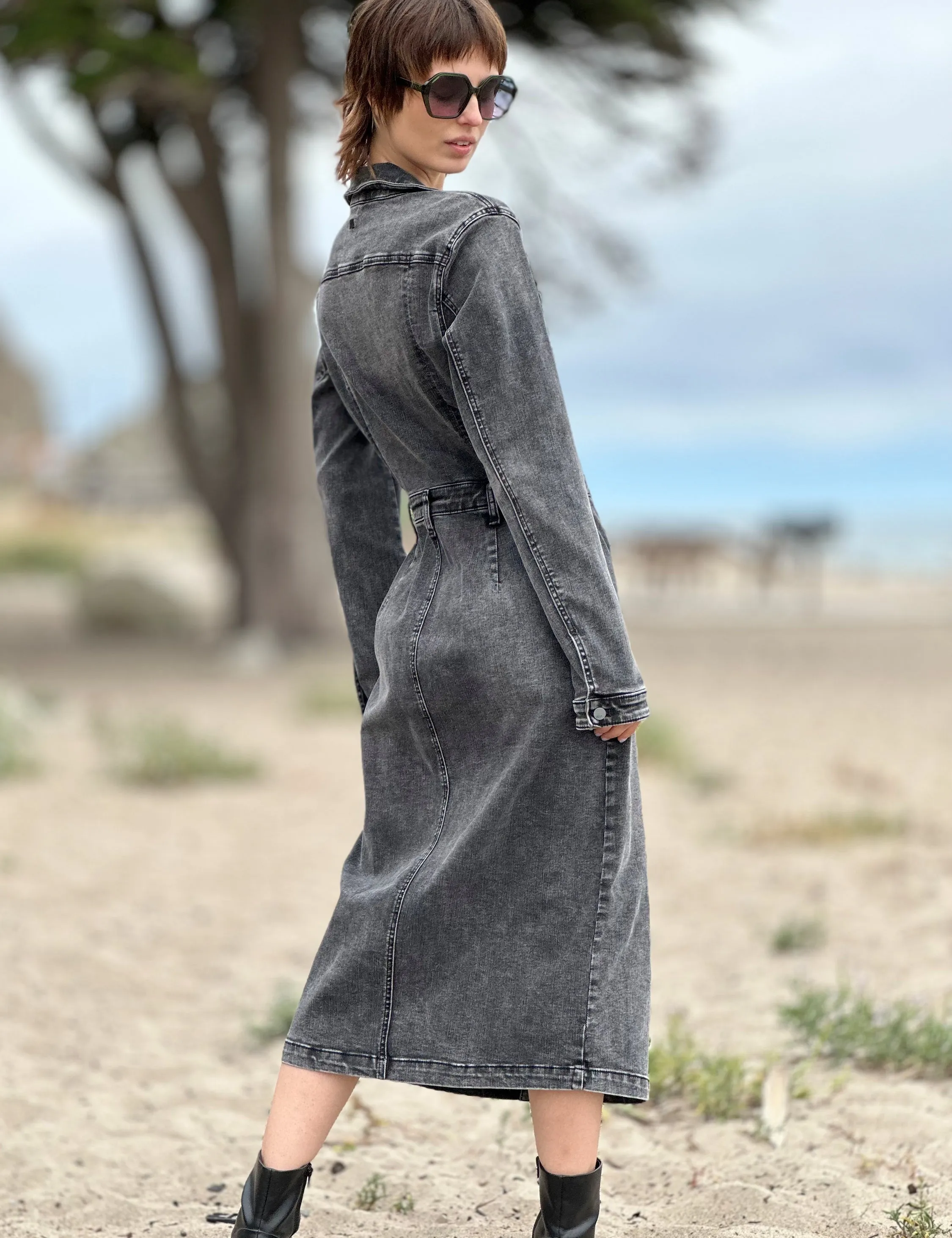 Millie Denim Shirtdress
