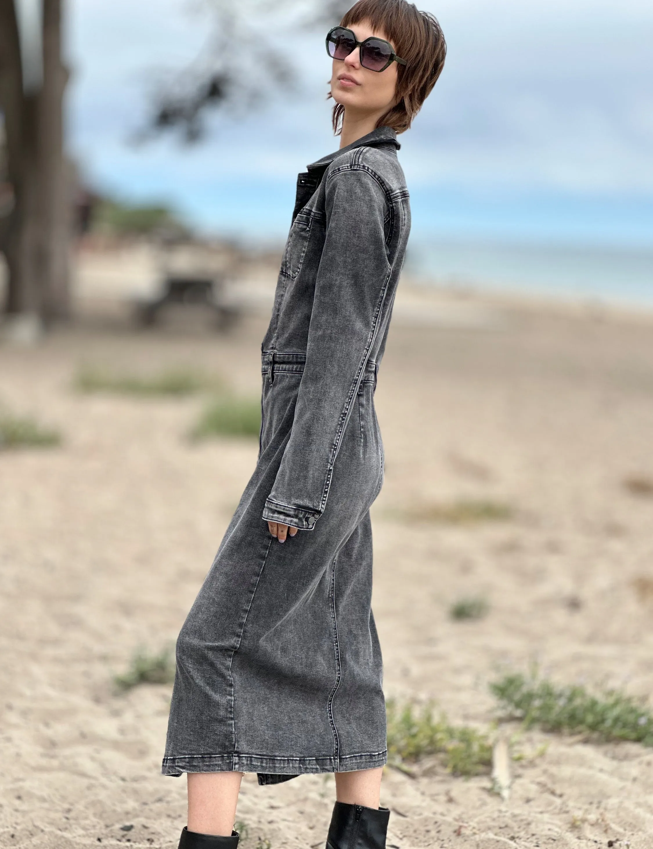 Millie Denim Shirtdress