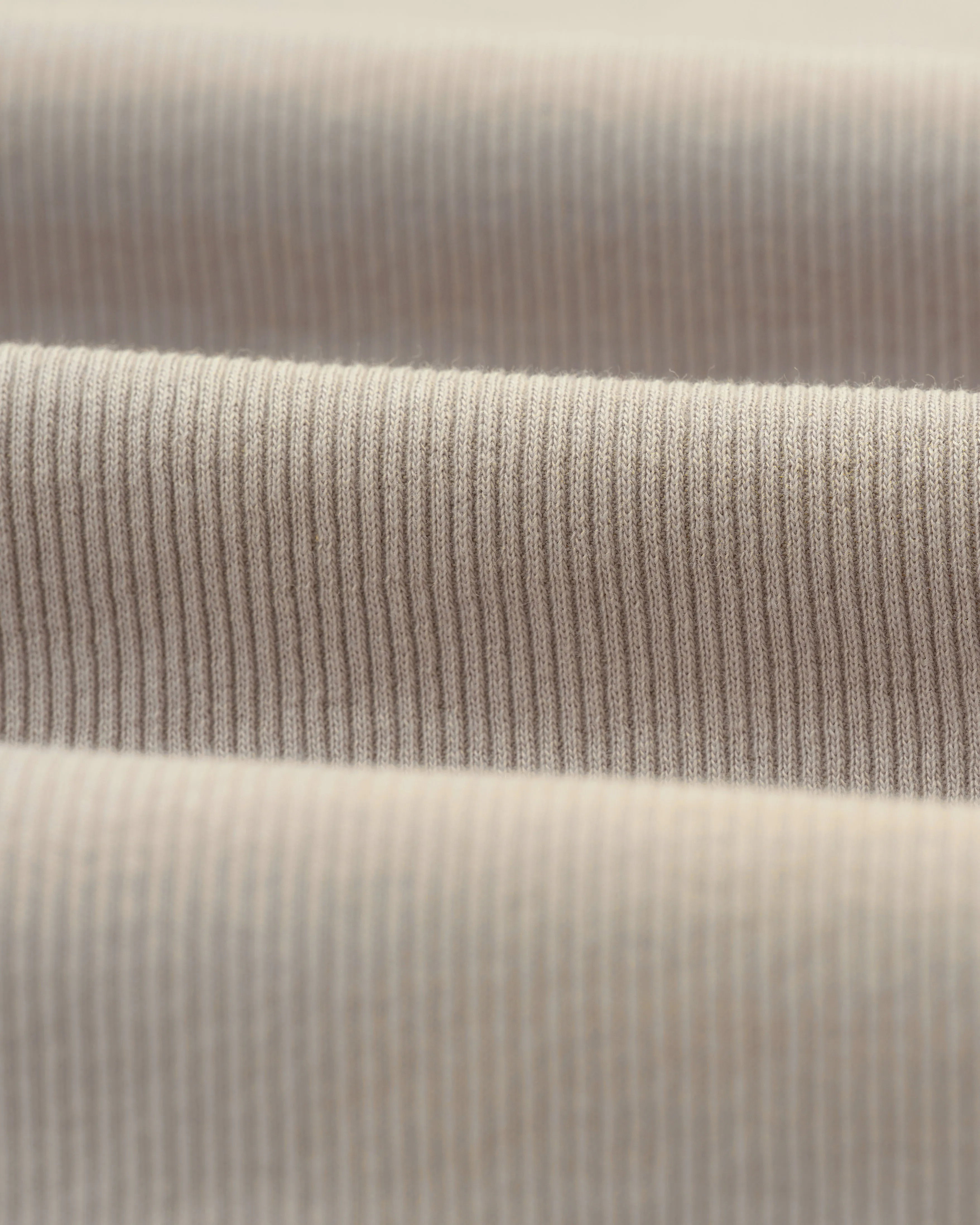 Montague - Ecru Ribbed Organic Cotton Vest