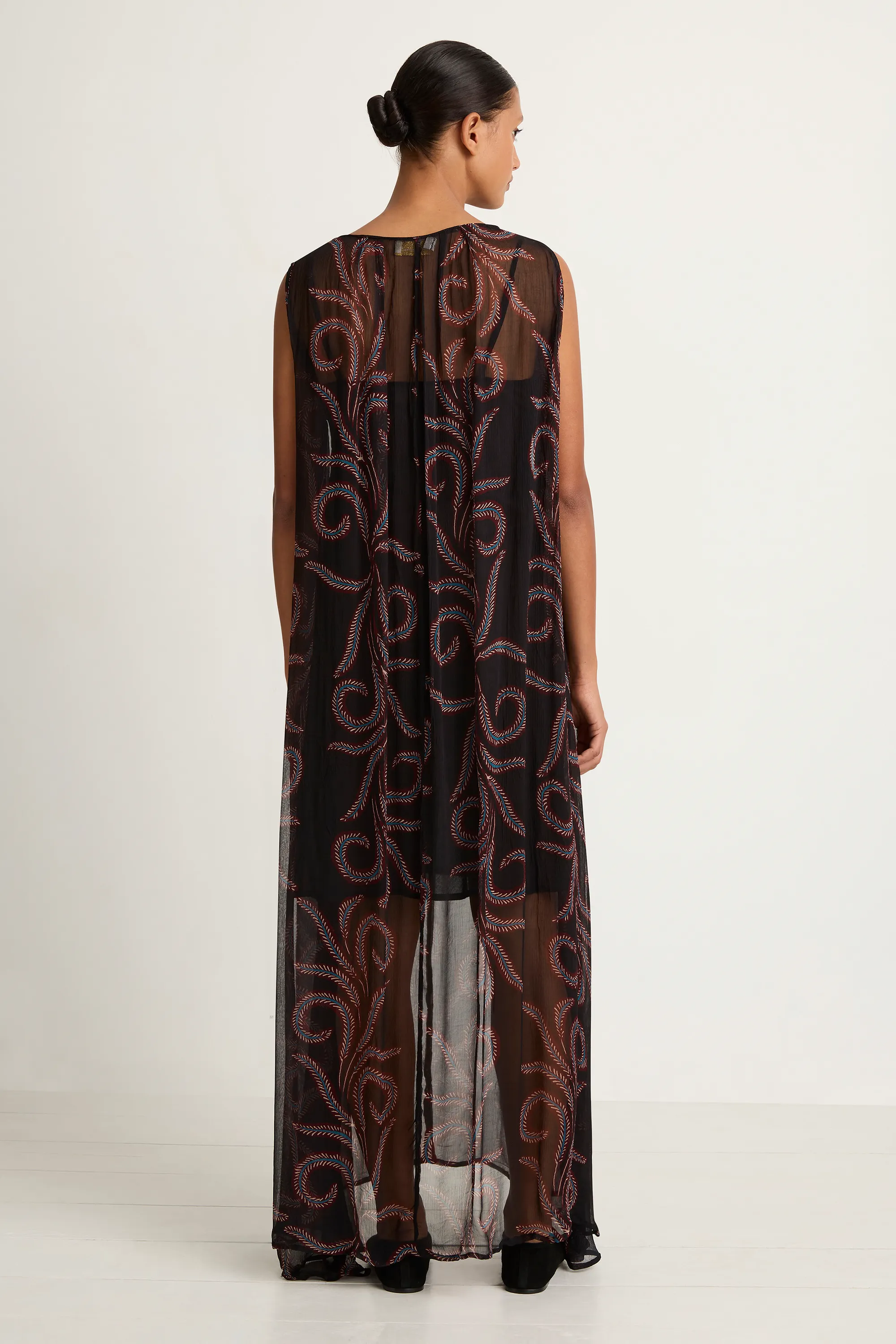 Natalie Martin Tova Maxi - Feather Chiffon