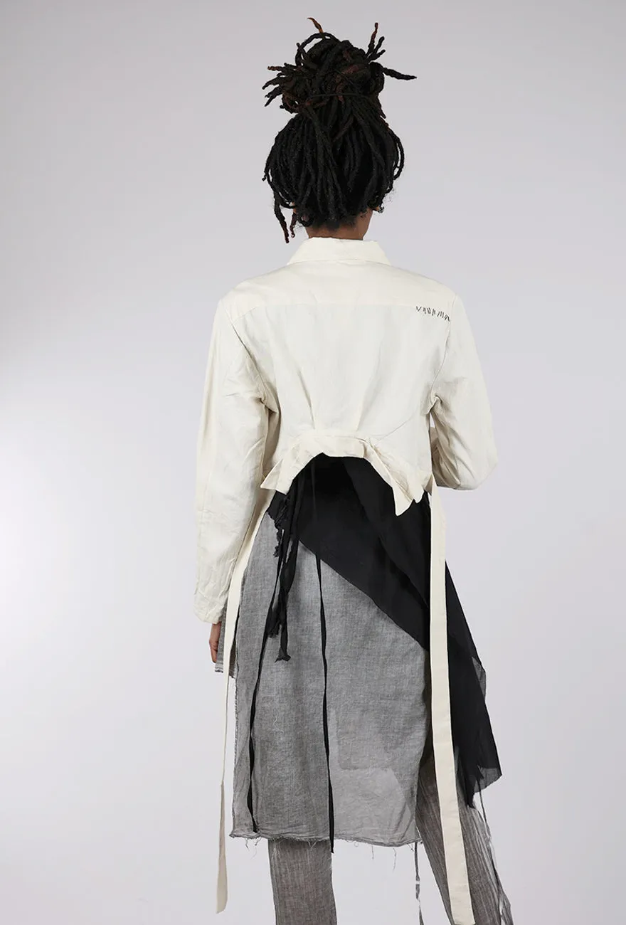Nissa Denim Jacket, Cream