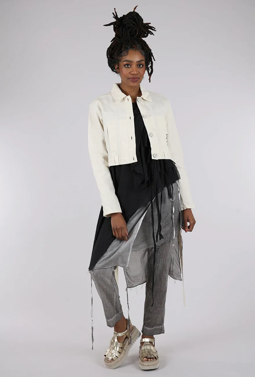 Nissa Denim Jacket, Cream