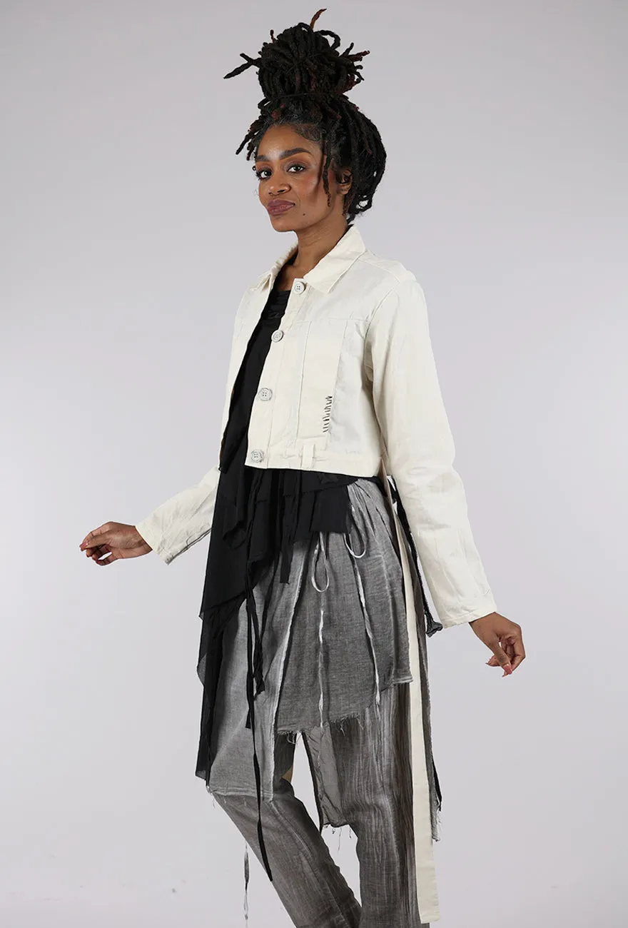 Nissa Denim Jacket, Cream