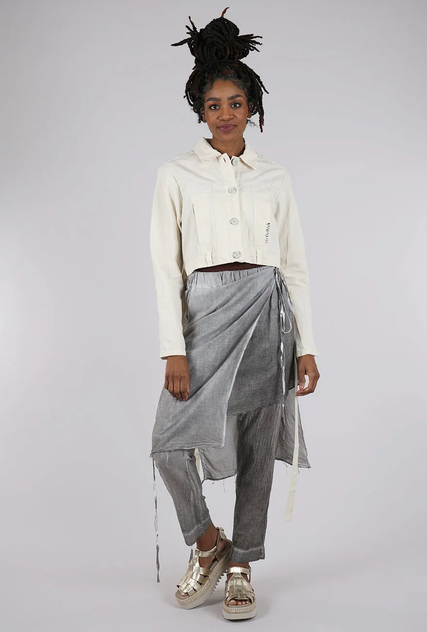 Nissa Denim Jacket, Cream