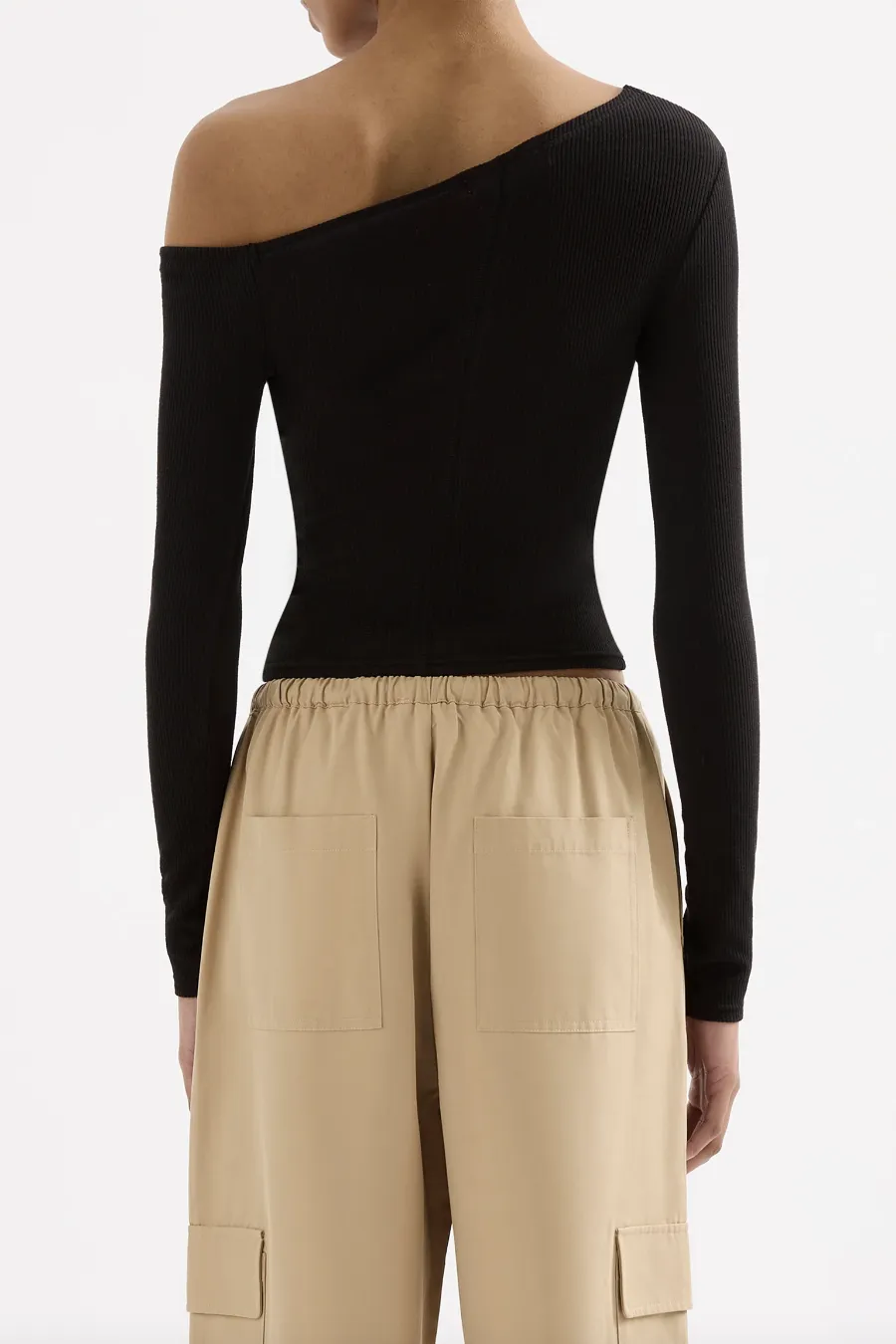 NUDE LUCY KYAN L/S TOP - BLACK