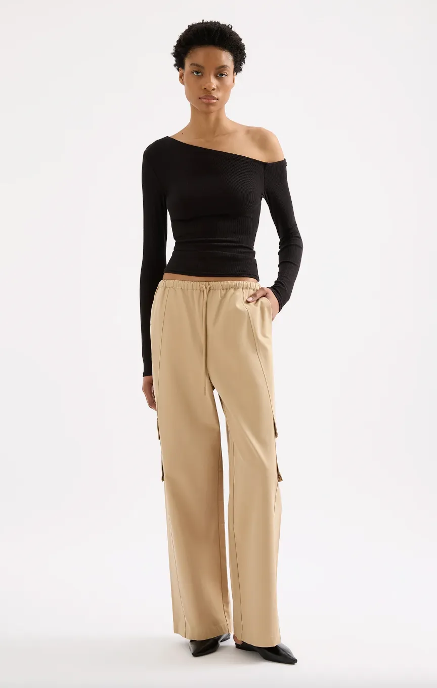 NUDE LUCY KYAN L/S TOP - BLACK