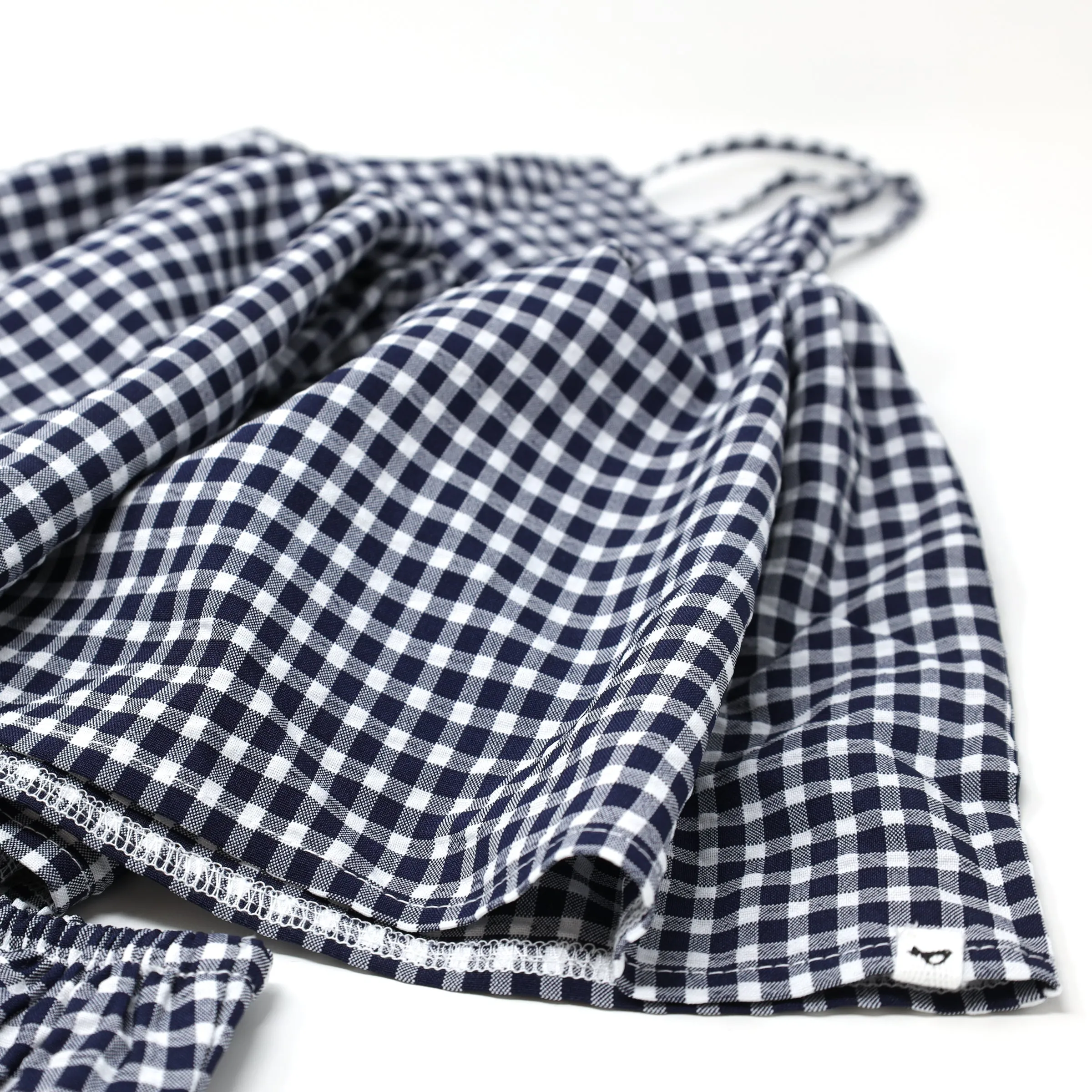 oh baby! Gingham Party Dress - Navy