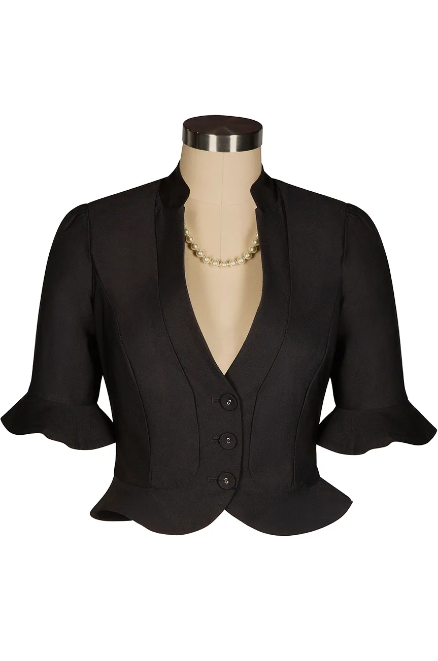 Once Upon A Time Crop Flounce Jacket