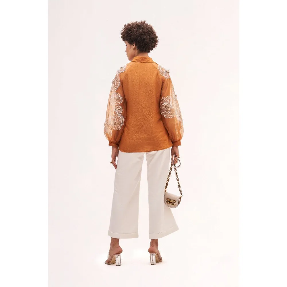 Our Love Picotin Embroidered Shirt