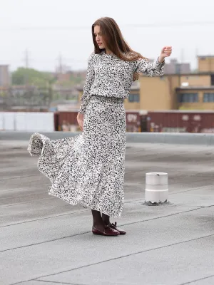 Pinto Printed Tiered Skirt