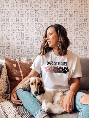 PREORDER - Love Each Other Paws Boutique Soft Tee