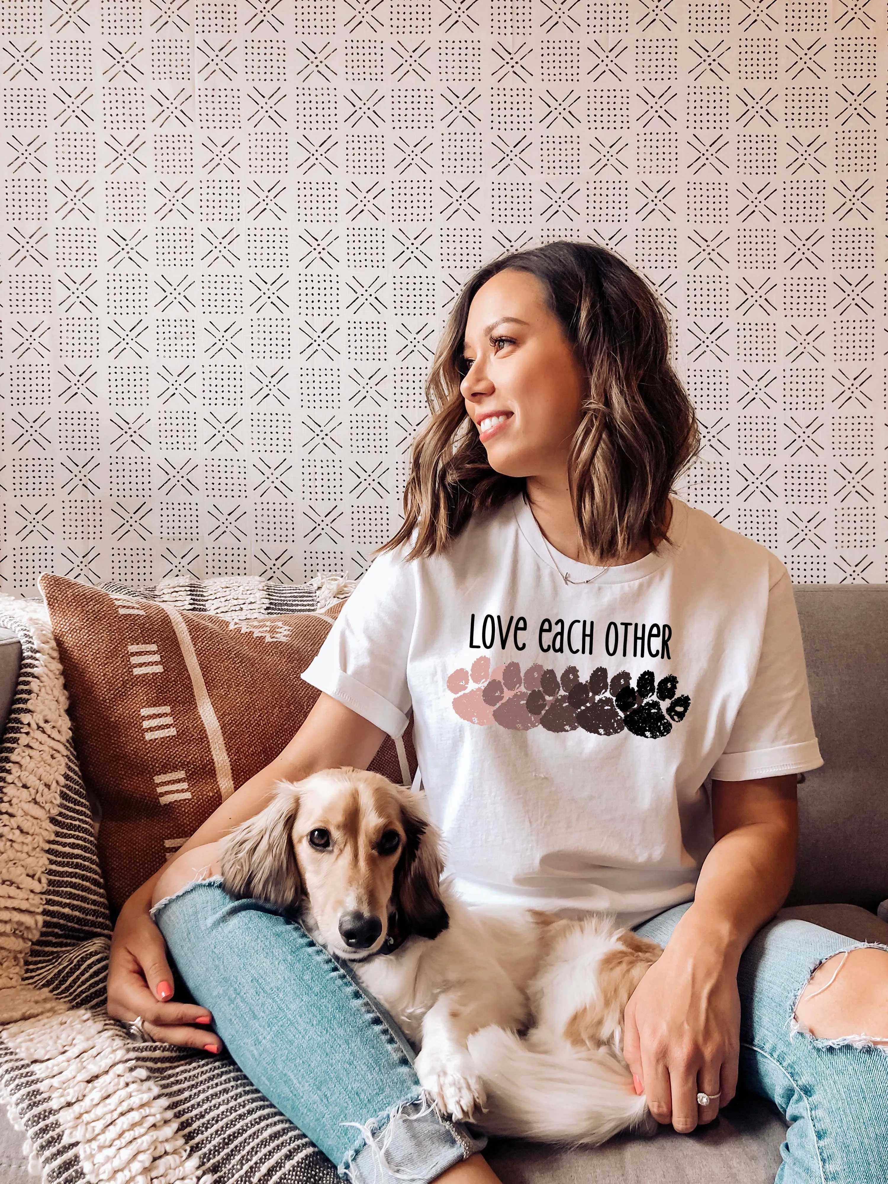 PREORDER - Love Each Other Paws Boutique Soft Tee