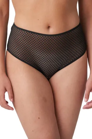 Prima Donna Twist Glass Beach High Waist Brief, Black (0542352)