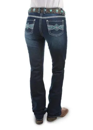 Pure Western Jeans Womens Indiana Relaxed Rider Midnight (PCP2210155)