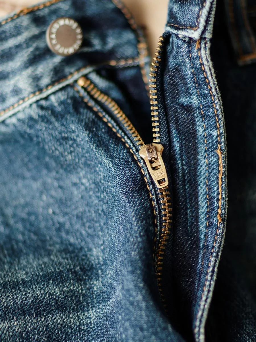 RELAXED PRE-DISTRESSED JEANS