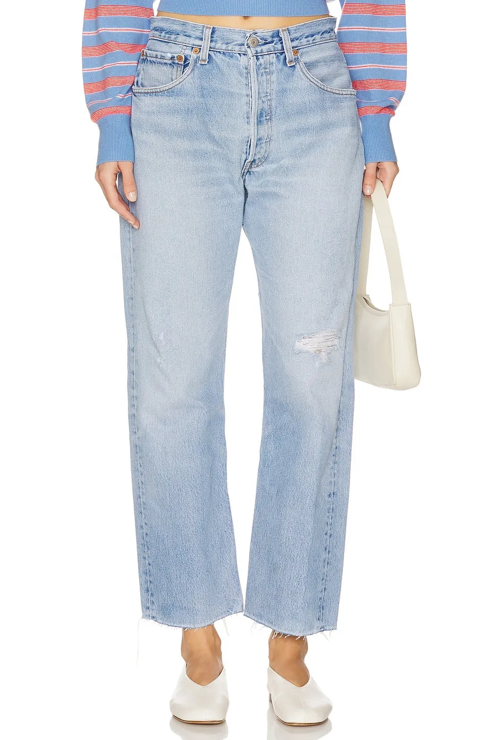 Relaxed Raw Hem