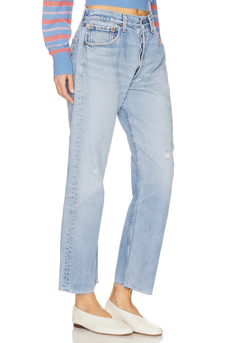 Relaxed Raw Hem