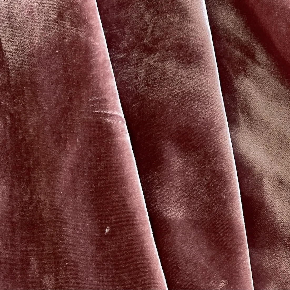 Romantic Antique Rose Rayon Blend Velvet