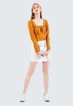 Romantic Neckline Blouse