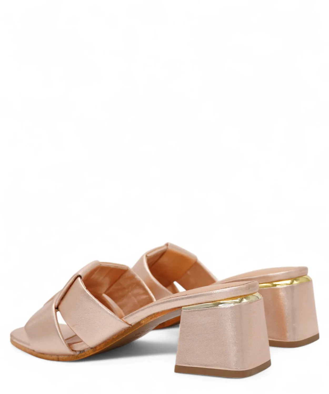 Sandali Scalzati in Pelle