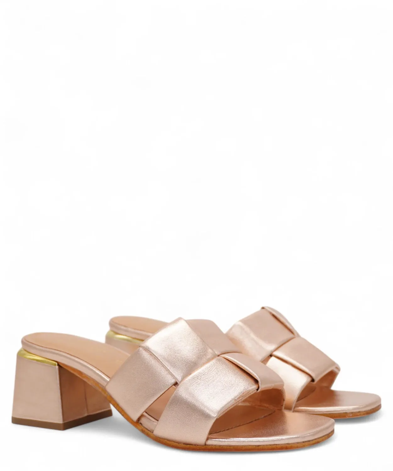 Sandali Scalzati in Pelle