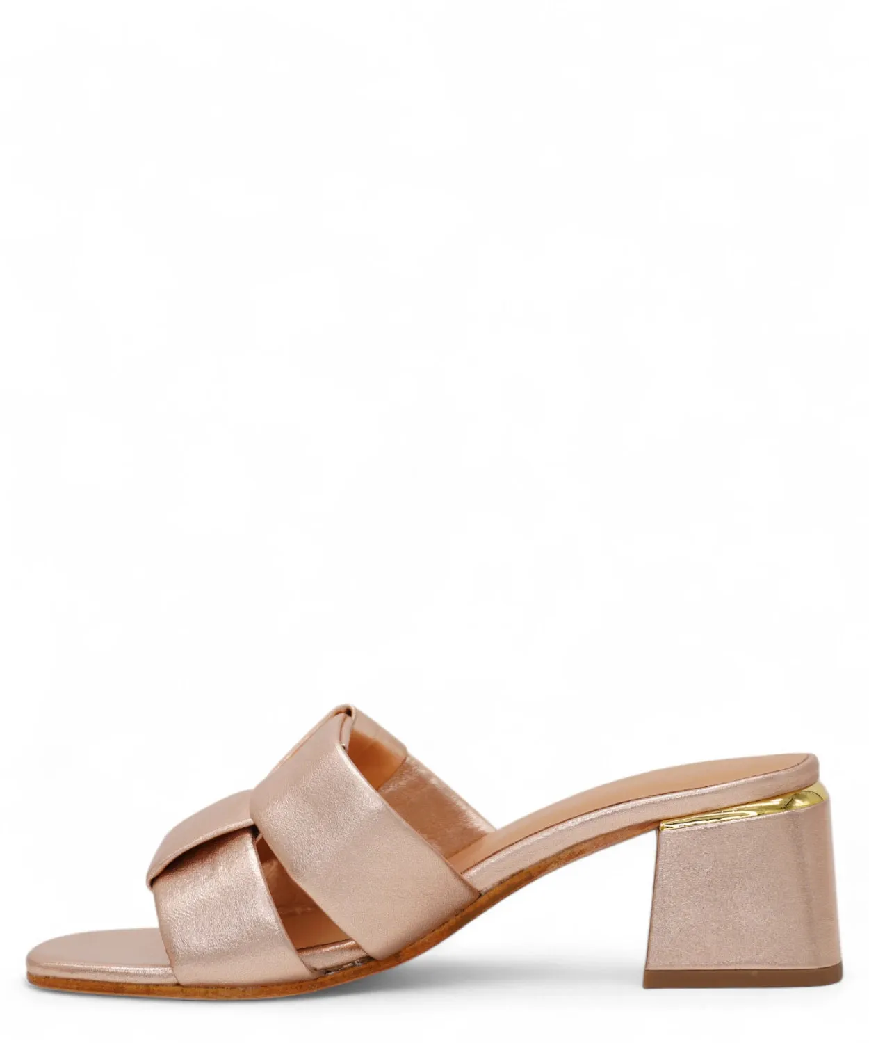 Sandali Scalzati in Pelle