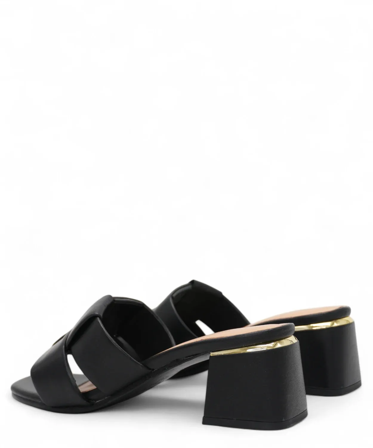 Sandali Scalzati in Pelle