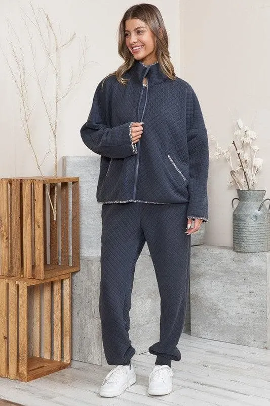 Sandra Quilt Jacket with Pockets