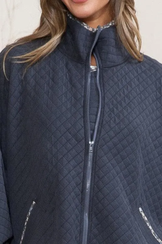 Sandra Quilt Jacket with Pockets
