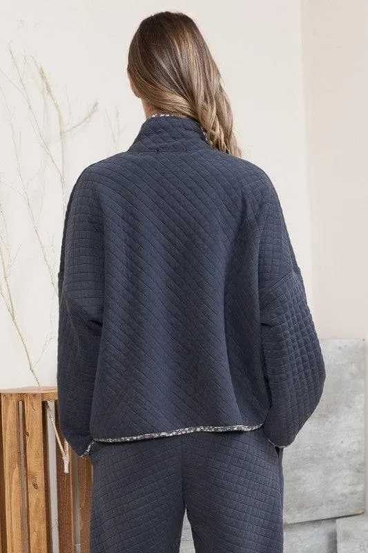 Sandra Quilt Jacket with Pockets