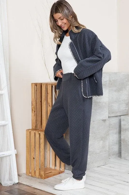 Sandra Quilt Jacket with Pockets