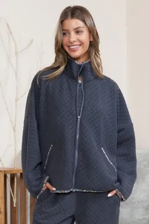 Sandra Quilt Jacket with Pockets