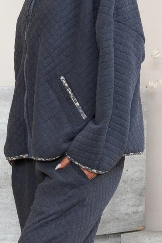 Sandra Quilt Jacket with Pockets